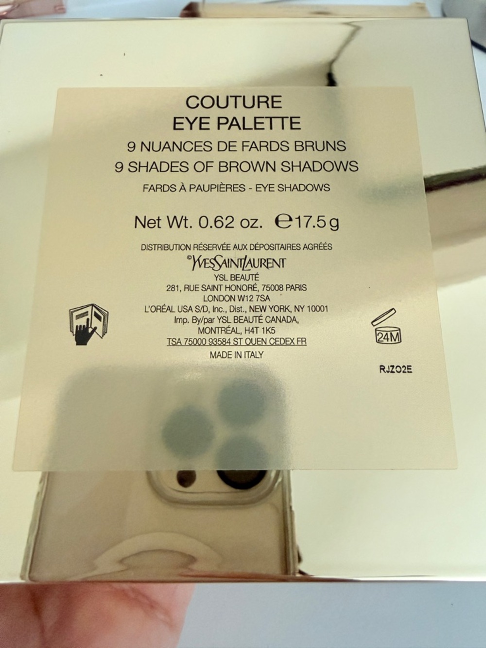 YSL Couture Eyeshadow Palette Nude Hours, limited Edition, NEW - Picture 5 of 5